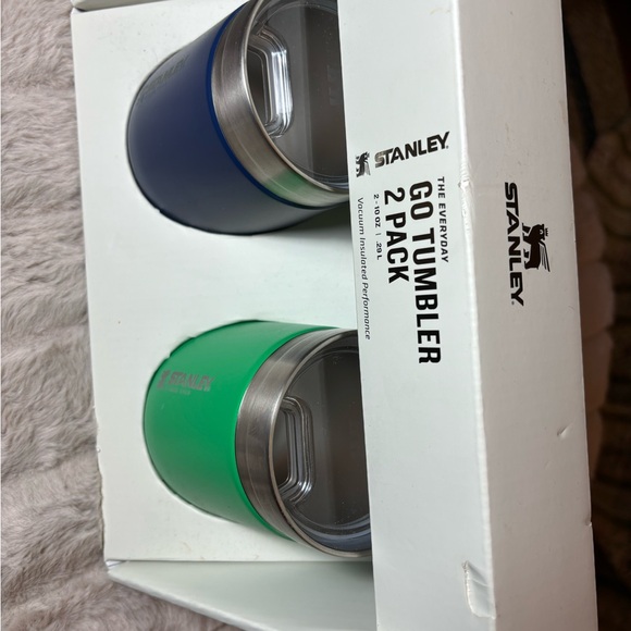 Stanley Stainless Steel The Everyday Go Tumbler in Navy Blue/Green - 2pk, 10 oz - Picture 2 of 3